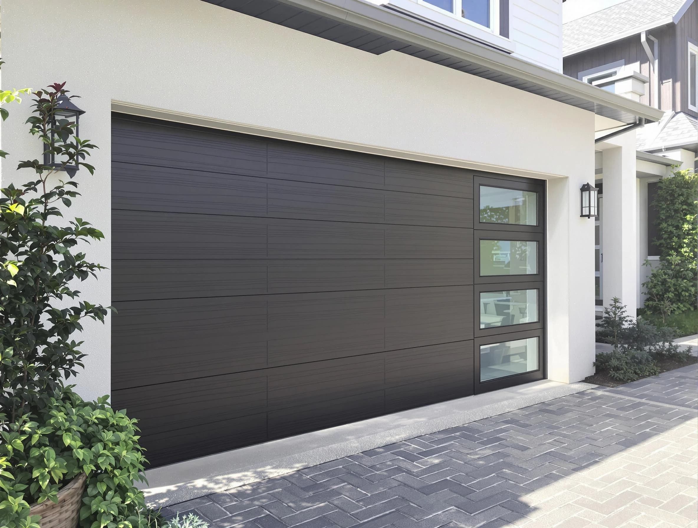 Custom garage door installation by Franklin Park Garage Door Repair in Franklin Park