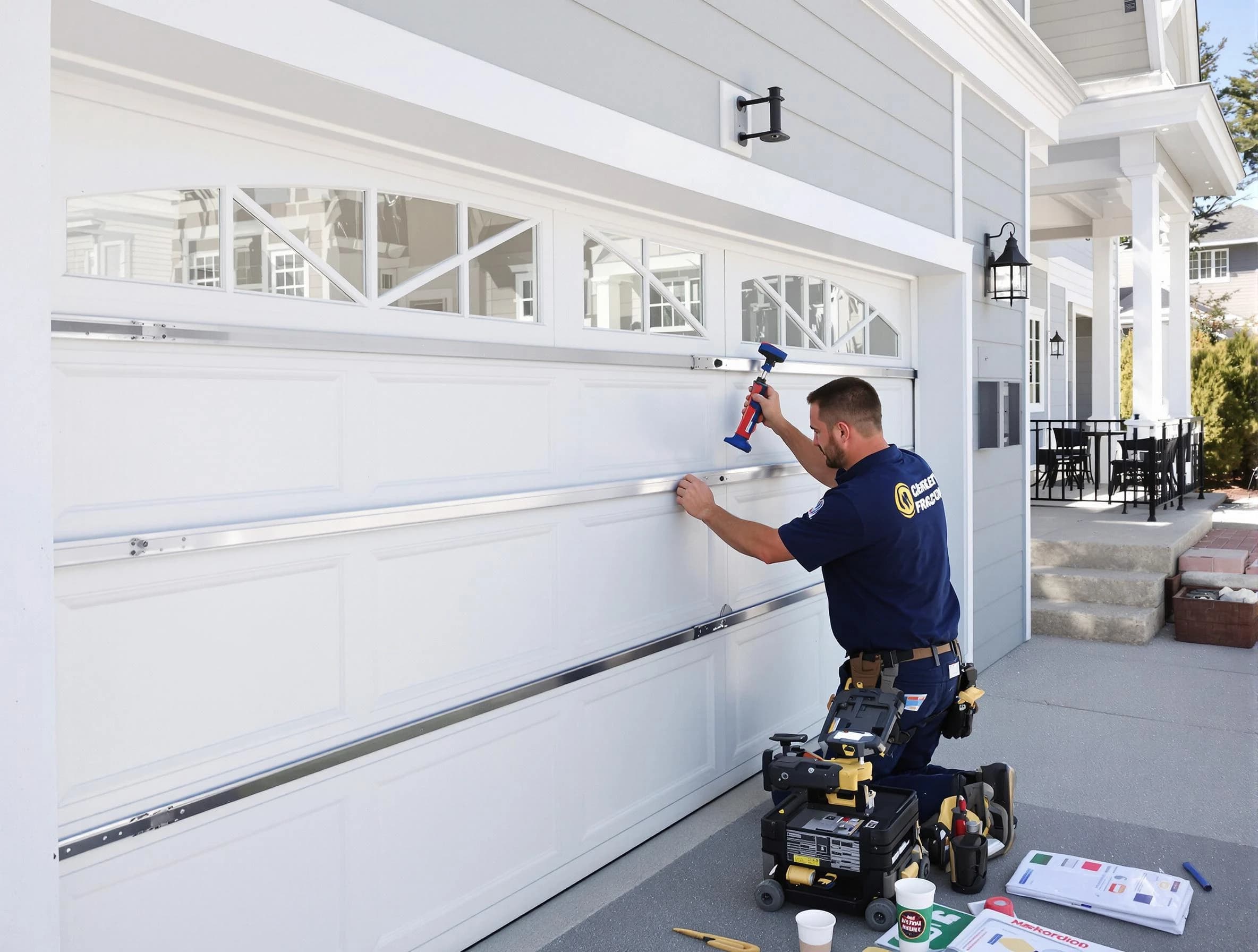 Professional garage door installation by Franklin Park Garage Door Repair in Franklin Park