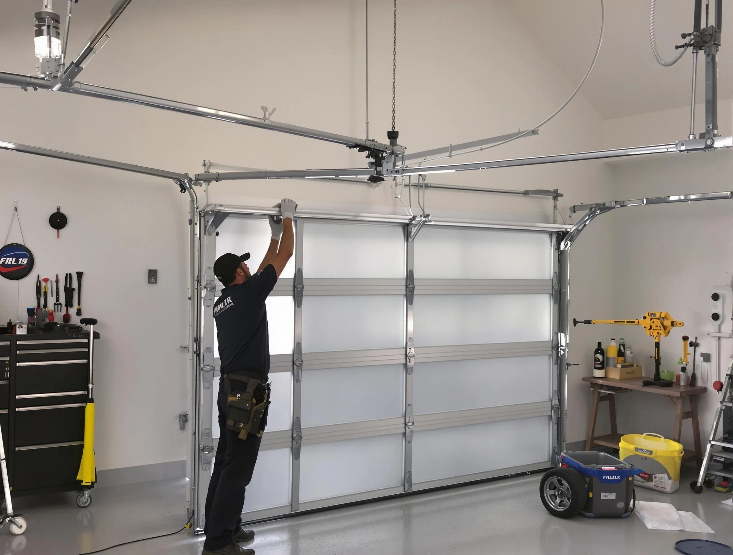 Franklin Park Garage Door Repair certified team performing precision garage door installation in Franklin Park