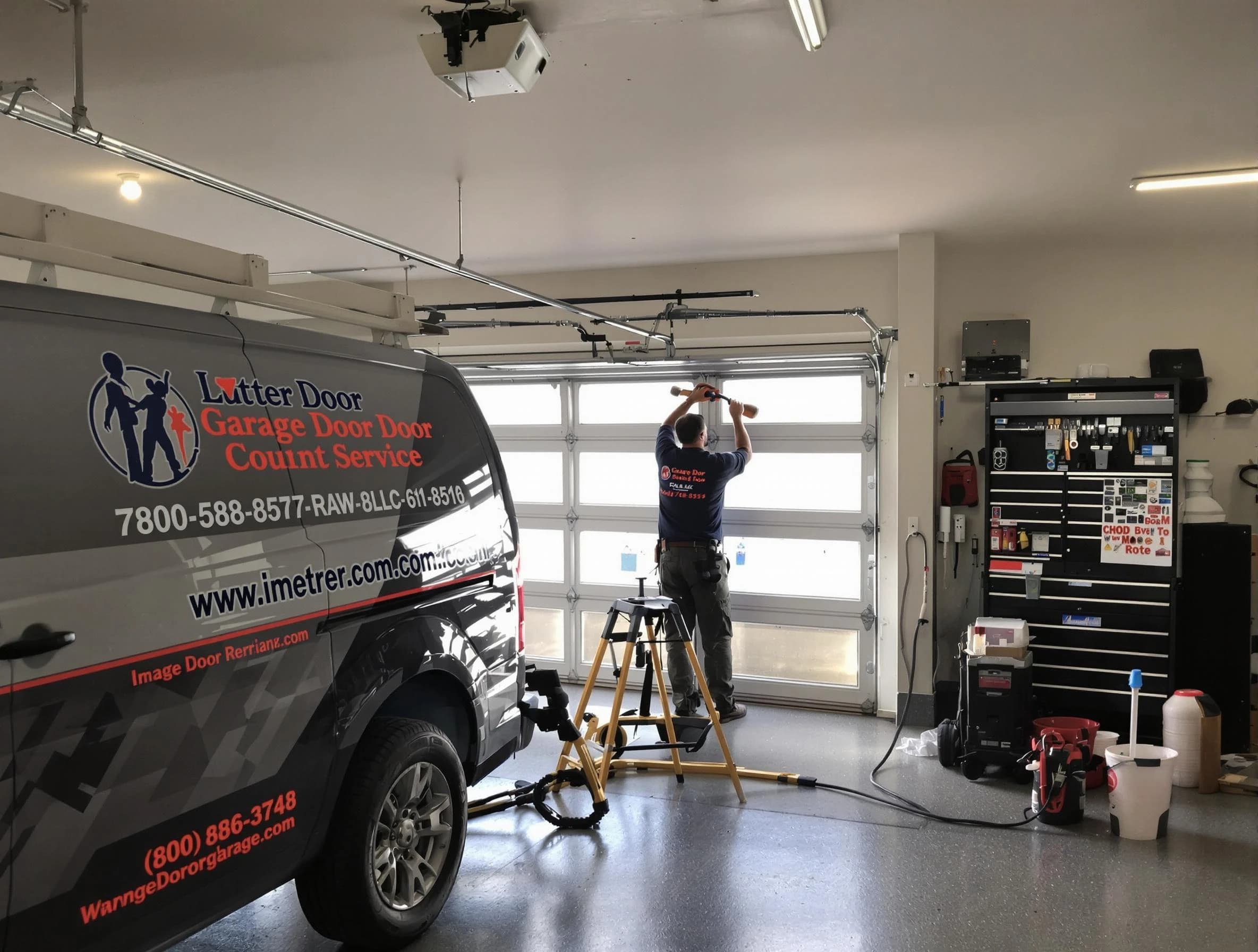 Franklin Park Garage Door Repair rapid response team performing same-day repair in Franklin Park