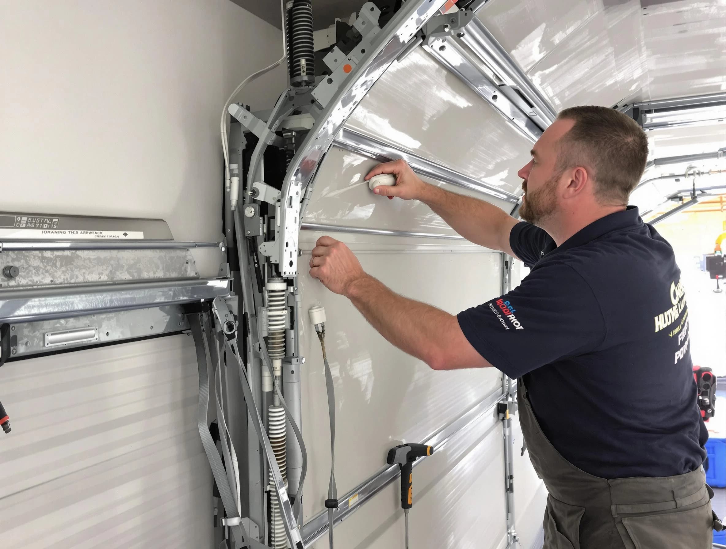 Noisy Garage Door Fix in Franklin Park